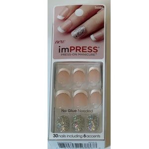 imPRESS press on manicure,nails,1 step gel,no glue needed,nail’s done in…